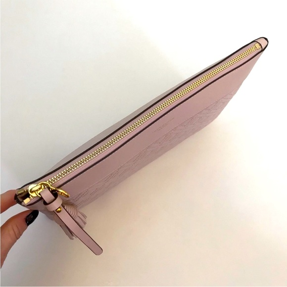 Tory Burch Fleming Medium Pouch in Shell Pink - Picture 5 of 10